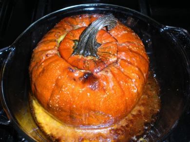 baked pumpkin